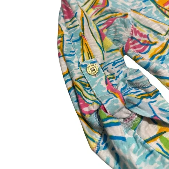 Lilly Pulitzer Colorful Sailboat Print U Gotta Regatta Dress Size Small - Picture 4 of 9